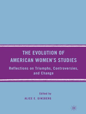 cover image of The Evolution of American Women's Studies